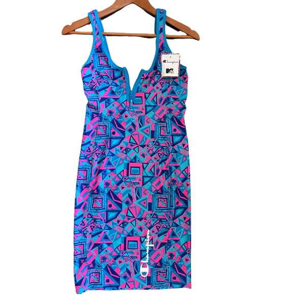 Champion Dresses & Skirts - Champion MTV bodycon zipper Dress Medium